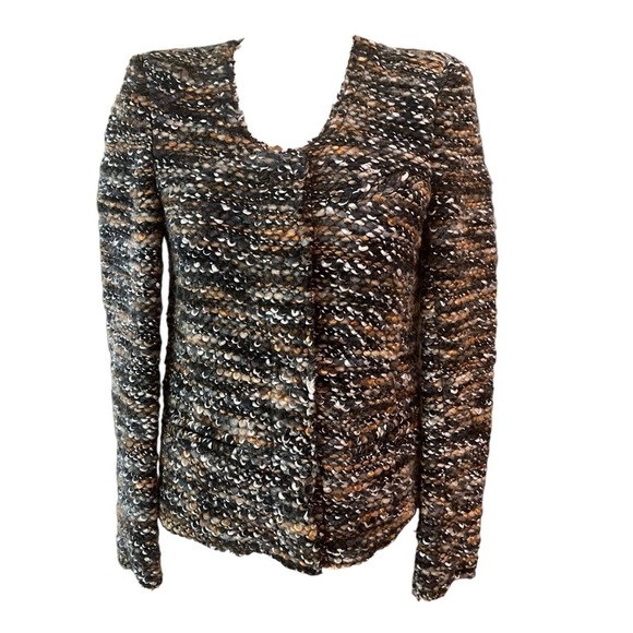 Iro Molly Bouclé-Tweed Multicolor Jacket Fall Colors Women’s 38/Medium - Picture 1 of 14
